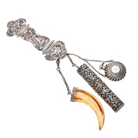 Silver/Mixed Metal Chatelaine