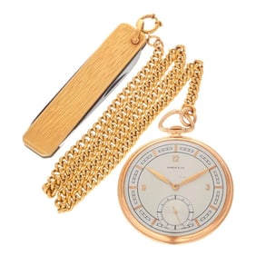C.H. Meylan Watch Co. for Shreve & Co. 14k gold pocketwatch