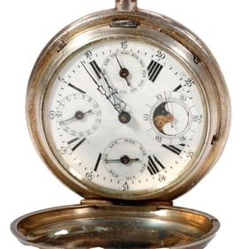 Vintage Moonphase Pocket Watch