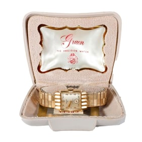 Vintage 1949 Gruen USA "21" Dress Watch