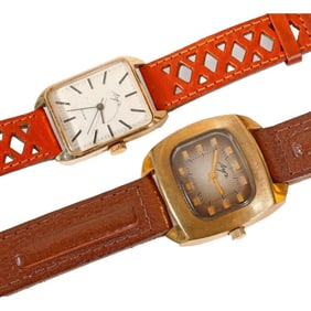Two Vintage Luch Vimpel Russian Watches