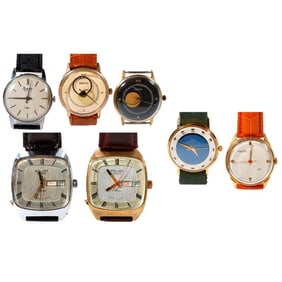 Seven Vintage Russian Watches