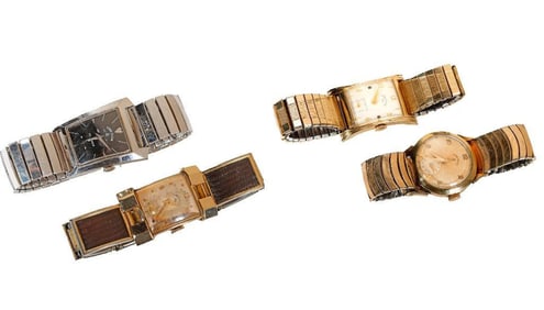 Four Vintage Lord Elgin Watches