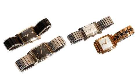 Four Vintage Elgin Watches