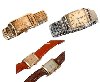 Four Vintage Elgin Watches