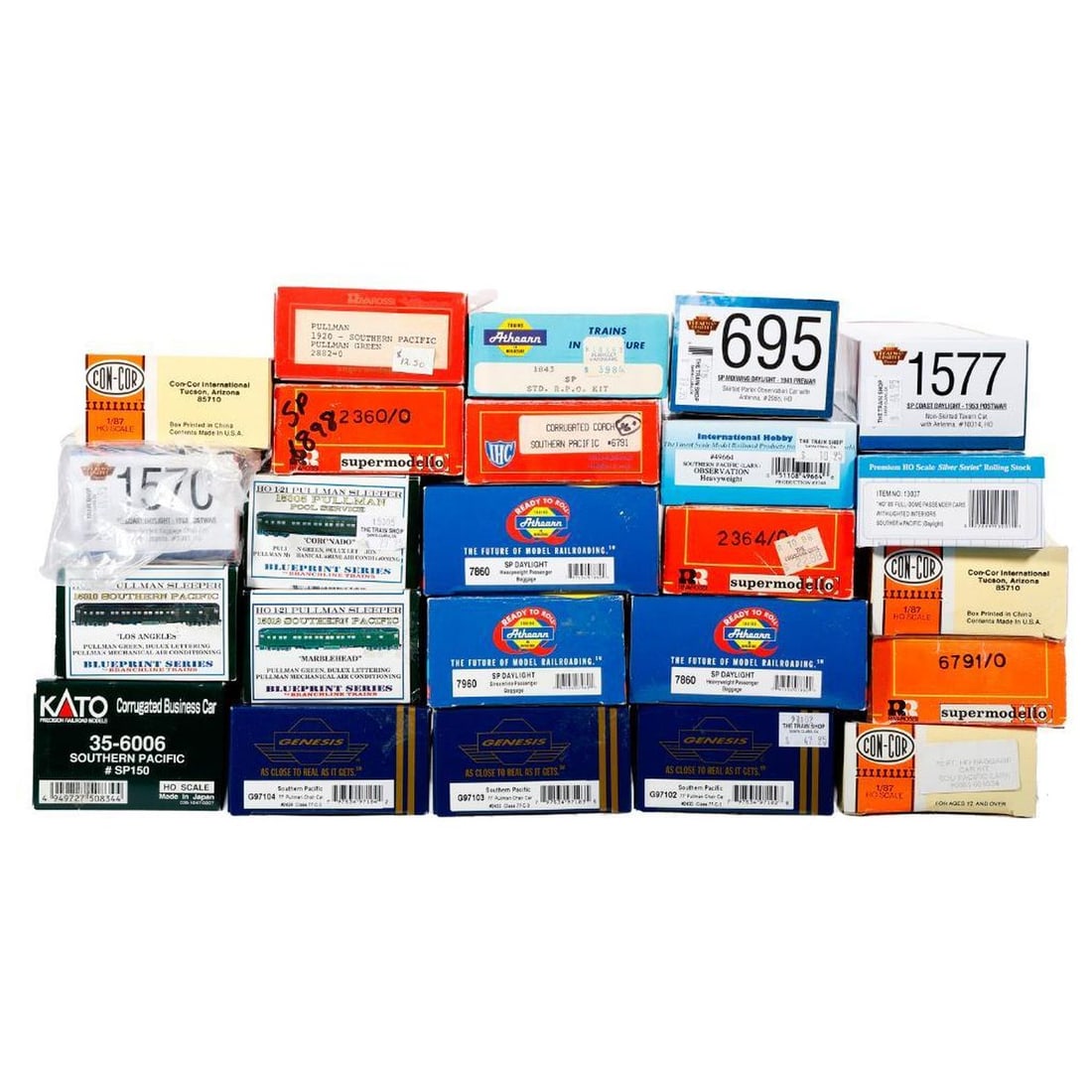 (24) Southern Pacific HO Scale Passenger Cars (1 of 3)