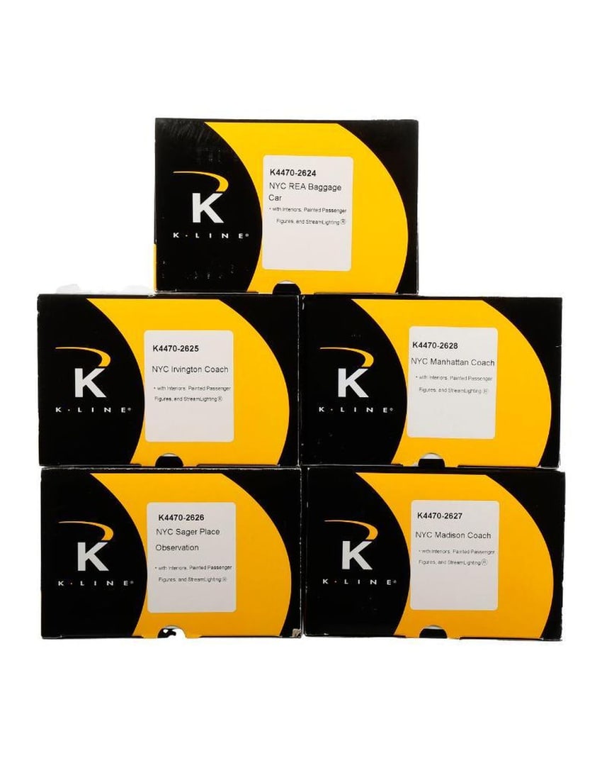 K-Line O Gauge New York Central 28th Anniversary 6 Car HW Set (1 of 2)