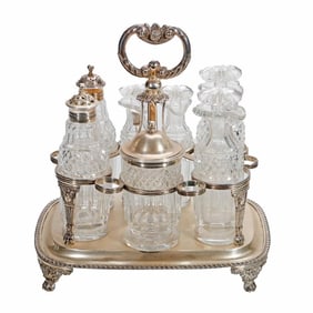 Georgian Sterling Cruet Set