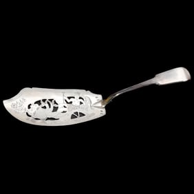 Georgian Irish Sterling Poseidon Fish Slice