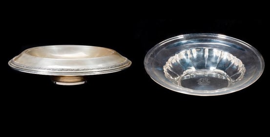 J. E. Caldwell & Co. Sterling Bowl, with another