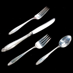 Set of International Sterling Flatware
