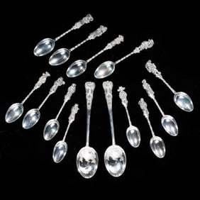 Asian and Other Silver Souvenir Spoons (20)