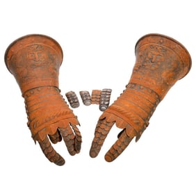 Pair of European Armor Gauntlets