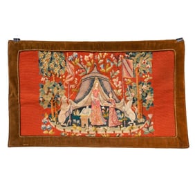 Lady and the Unicorn Needlepoint Panel