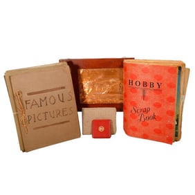 Group of Vintage Scrapbooks/Ephemera