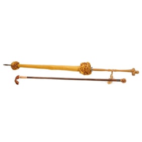 Dog Handle Umbrella and Riding Crop