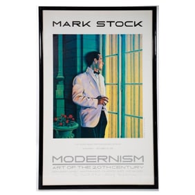 Mark Stock (1951-2014) Signed Poster