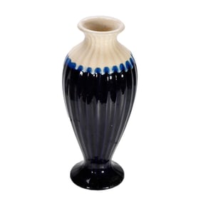 Fulper Pottery Blue and White Vase
