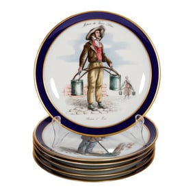 Bavarian Porcelain Trades of Paris Plates (13)