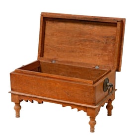 Small Wood Storage Chest