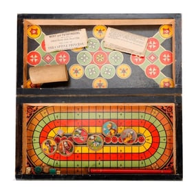 Victorian McLoughlin Bros. Bookshelf Games