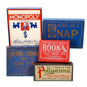 Group of Parker Brothers Vintage Games