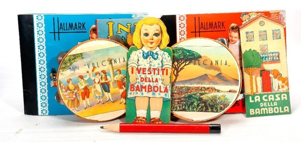 Group of 1940s Children's Books and Ephemera