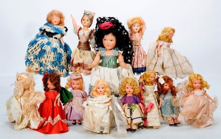 Collection of Vintage Storybook/Costume Dolls