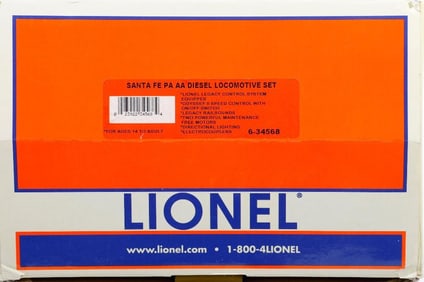 Lionel O Gauge 6-34568 Santa Fe PA-PA Diesel Locomotive Set