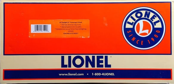 Lionel O Gauge Southern Pacific Daylight 21" 4 Pack