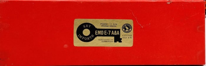 Key Imports O Gauge Great Northern EMD E-7 A-A Diesel Locomotives
