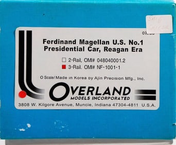 Overland Models O Scale 3-Rail Magellan Presidential Car
