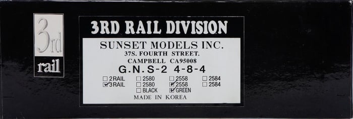 3rd Rail O Gauge Great Northern S-2 4-8-4