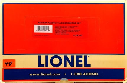Lionel O Gauge Western Pacific F-3 A-B Loco Set