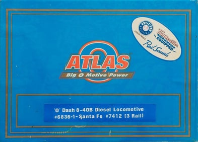 Atlas O Gauge Santa Fe Dash 8-40B Diesel Loco