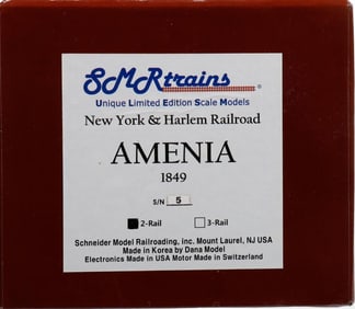 Schneider O Gauge Amenia / 1849 4-4-0 Locomotive