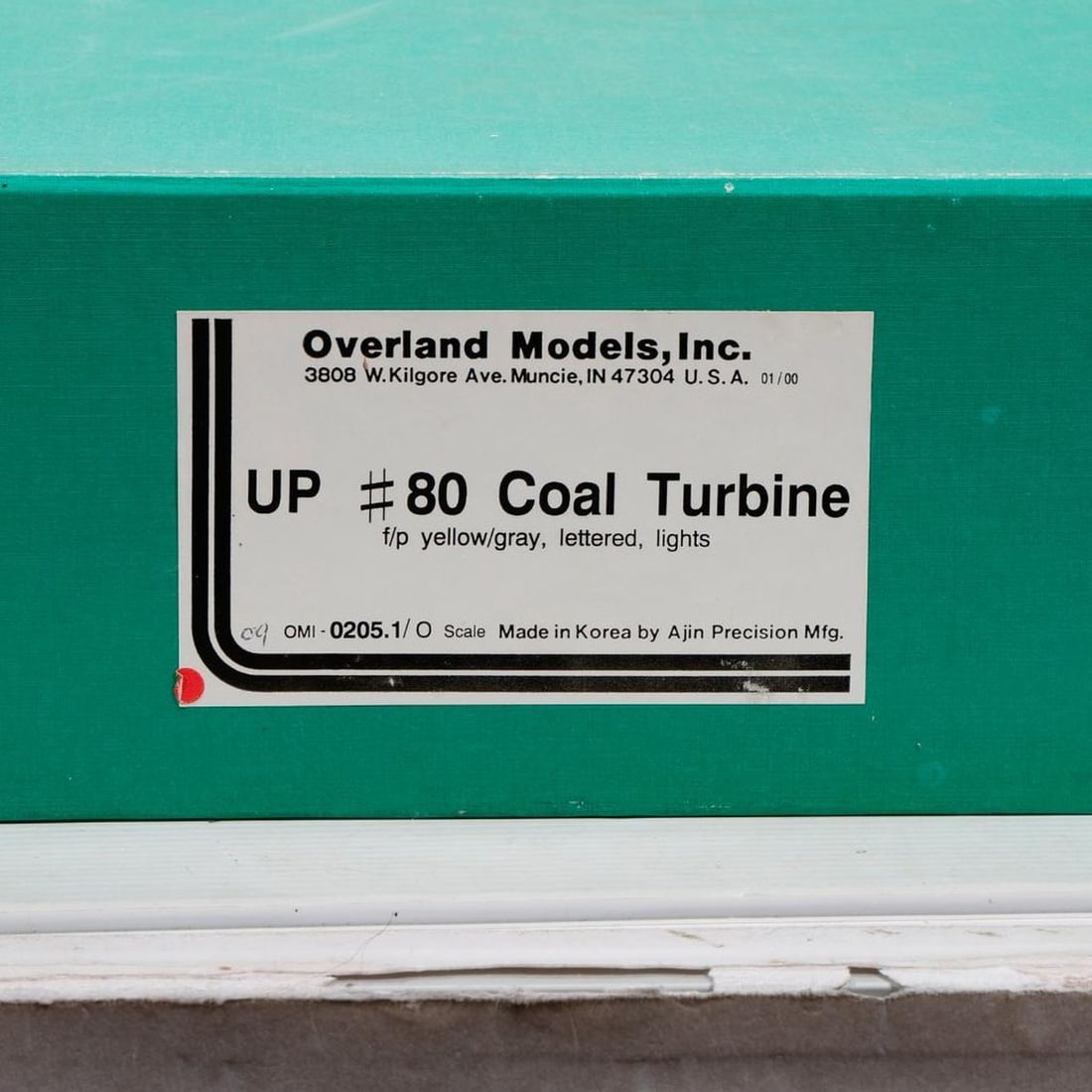 Overland O Gauge Union Pacific Coal Turbine #80 (1 of 6)