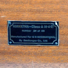 GR International 1 Gauge Milwaukee Hiawatha 4-4-2