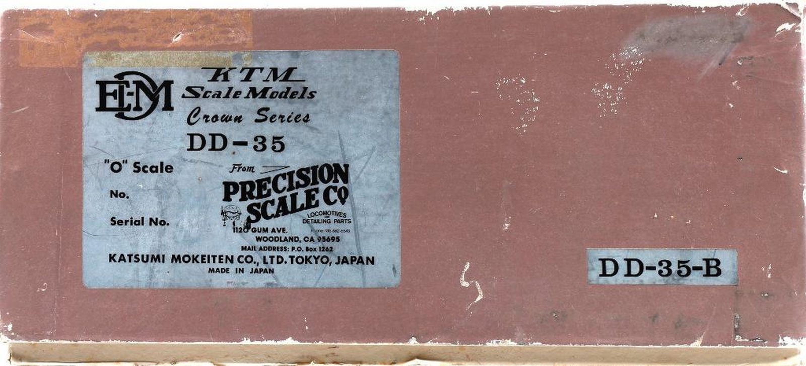 KTM O Gauge 2 Rail Union Pacific DD-35 # 97B (1 of 5)