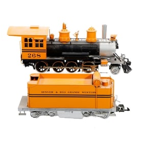 G Gauge Denver & Rio Grande Western 2-8-0 Steam Locomotive & Tender