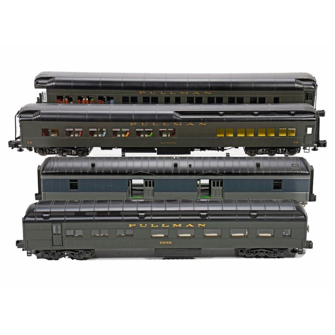 O Gauge Southern Pacific Baggage Car, Pullman Golden Grove and 13 Diner, K-Line Pullman Diner (1 of 6)