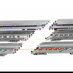 K-Line O Gauge Adolphus, Sunset 150 Obs. & Atlas Amtrak Coach: K-Line O Gauge Heavyweight Observation Cars and Atlas O Amtrak Coach Adolphus K4698-0101 Anheuser Busch Heavyweight Observation Southern Pacific K-Line heavyweight observation Daylight 150 Atlas O Amt
