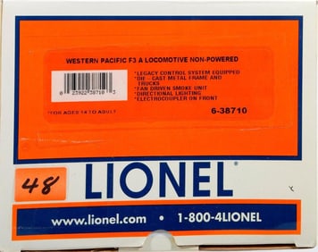 Lionel O Gauge Western Pacific F3 A Dummy Diesel Loco