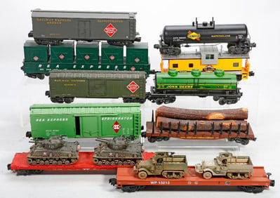 (10) O Gauge Freight Cars