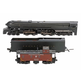 O Gauge 3-Rail Pennsylvania RR S-1 6-4-4-6 Steam Locomotive & Tender, K-Line Pennsylvania #980020