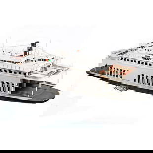 Car ferry O Gauge: O Gauge Car Ferry model - holds about 10 freight cars