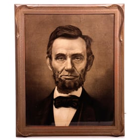 Vintage Print of Lincoln