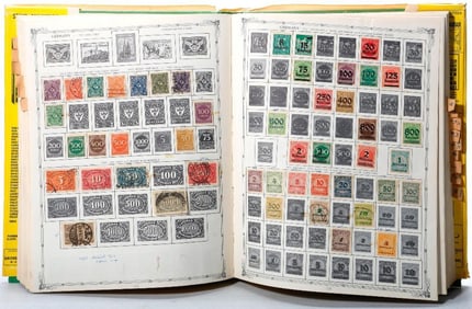 Two Stamp Books with Assorted Loose Stamps
