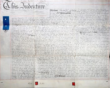 English Indentures (4), 18th-19th Century