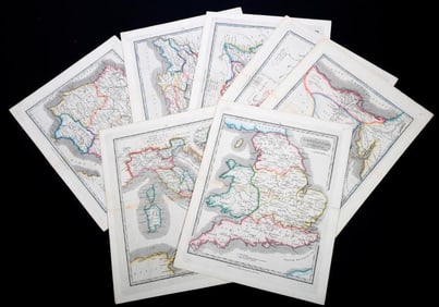 James Wyld, The Younger, Map Plates (7), 1860